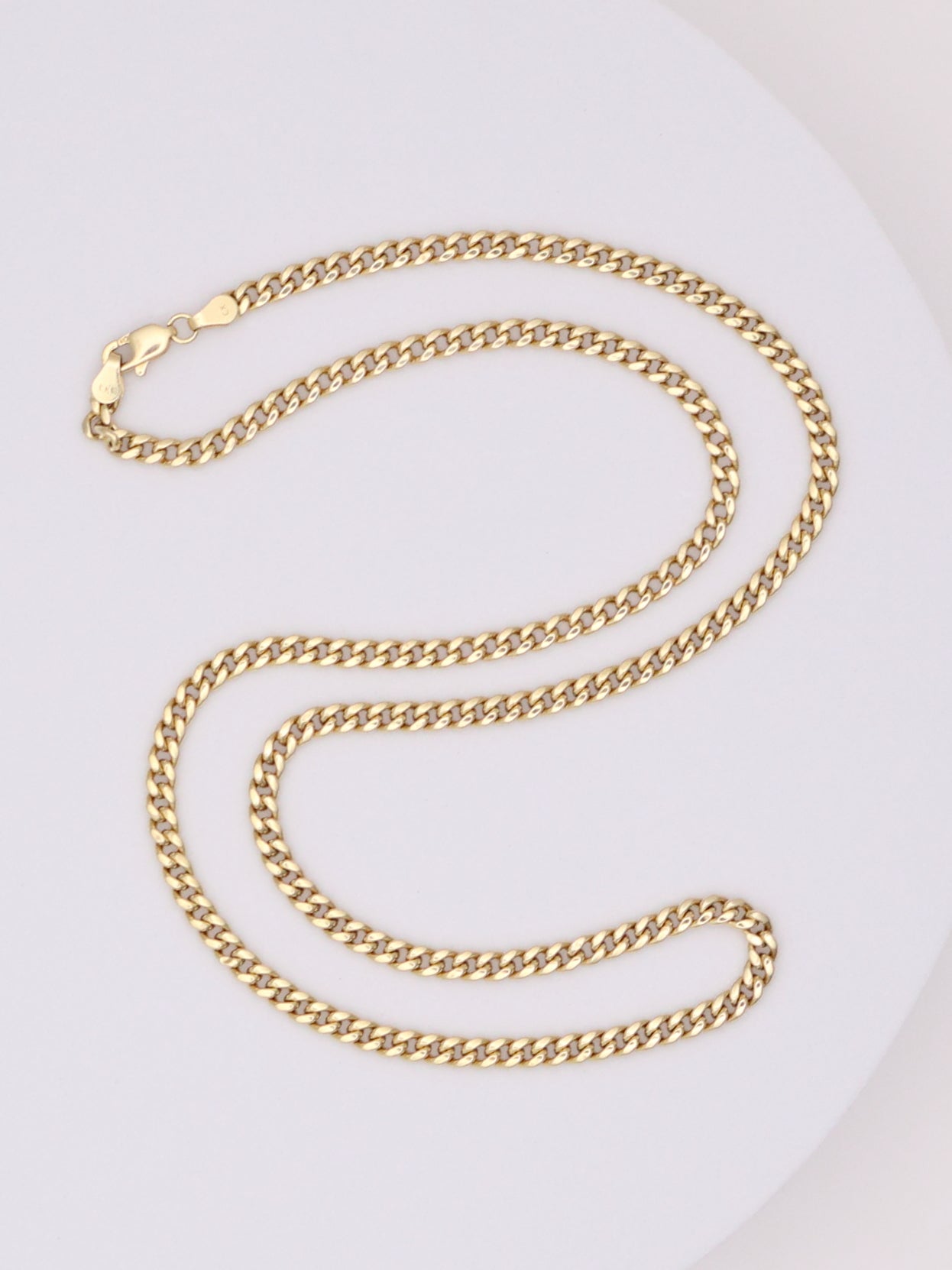 10k Yellow Gold Curb Chain