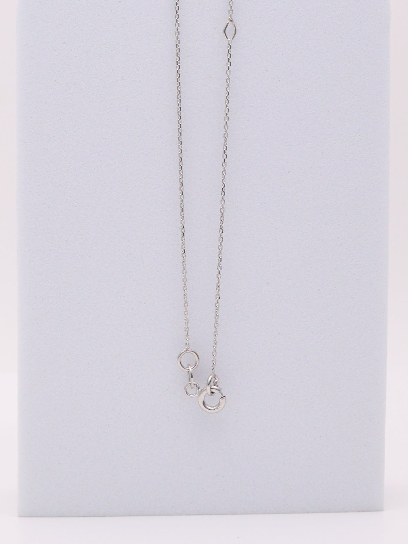14k WG Diamond Heart Necklace