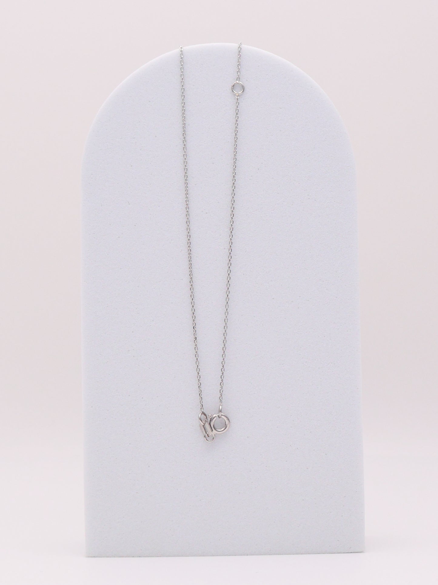 14k WG Diamond Bar Necklace