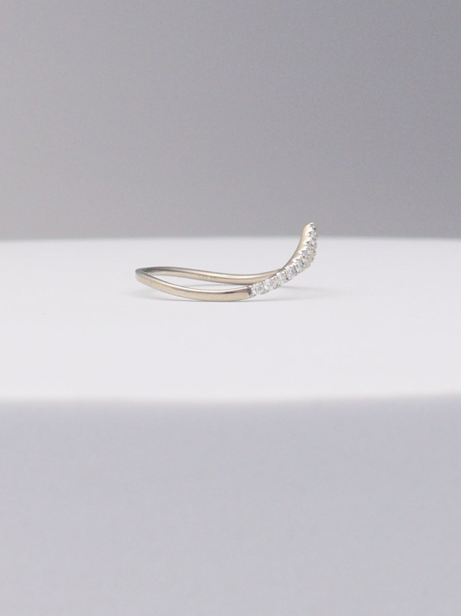 14k WG Diamond Accent Ring