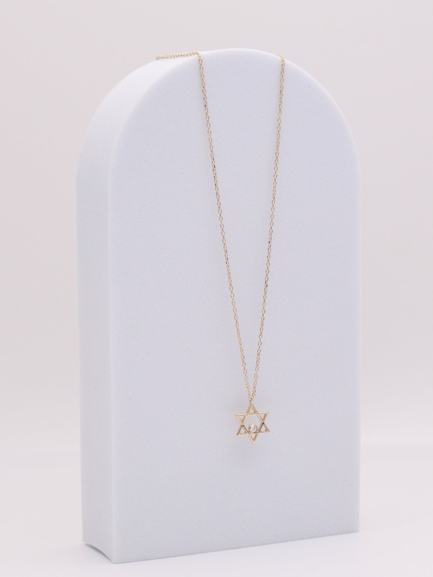 14k Diamond Star Necklace