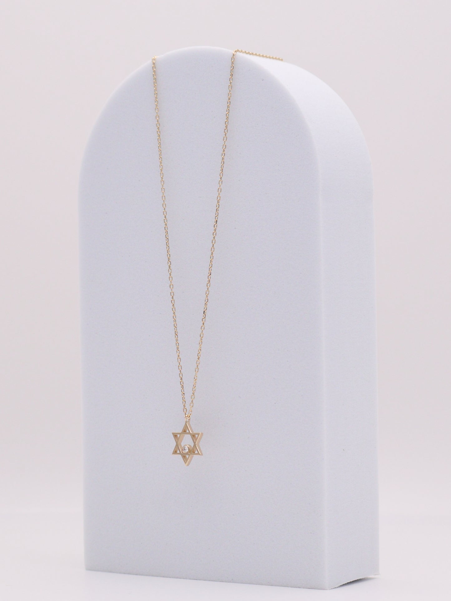 14k Diamond Star Necklace
