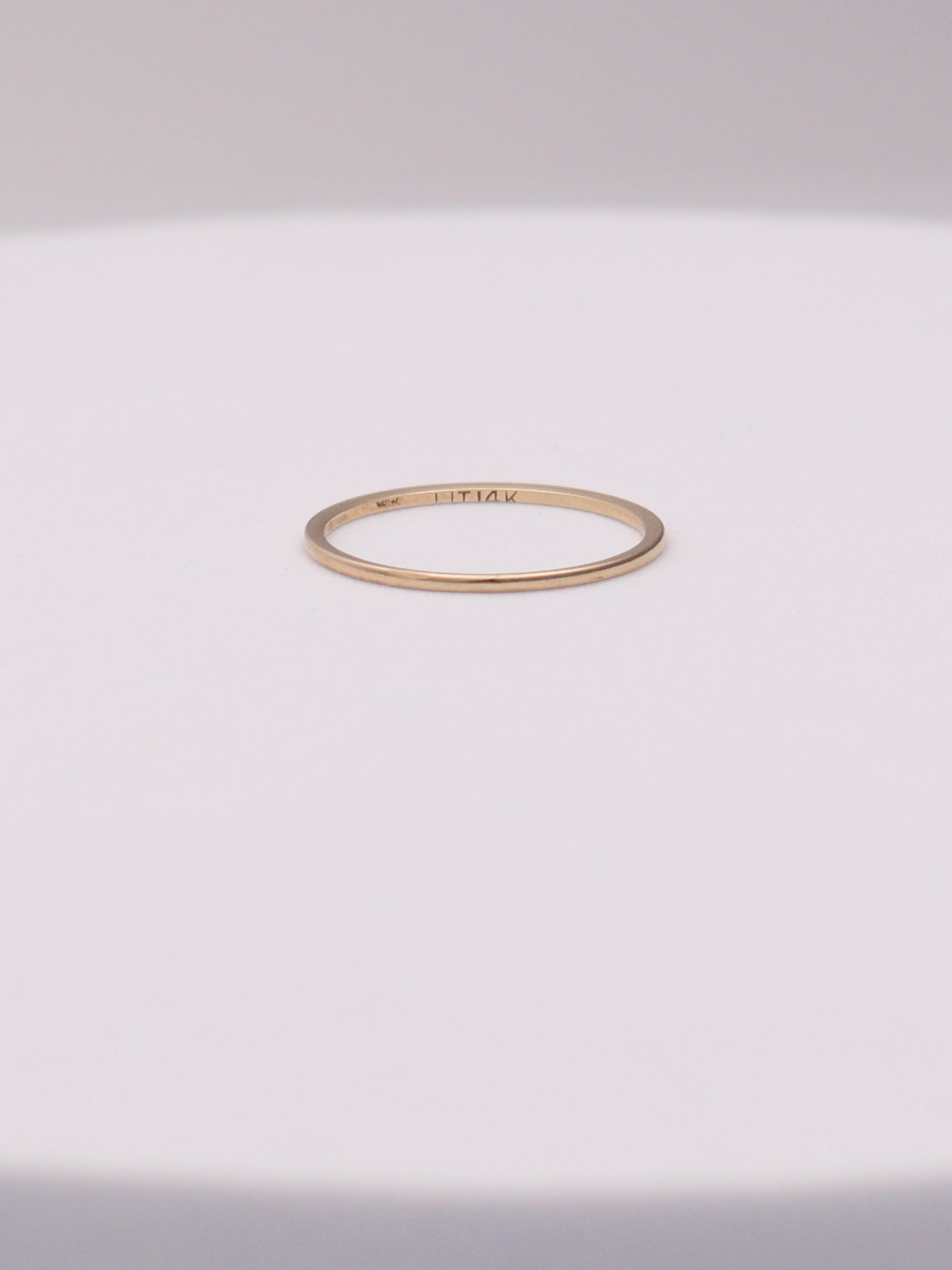 14k Thin Band Ring