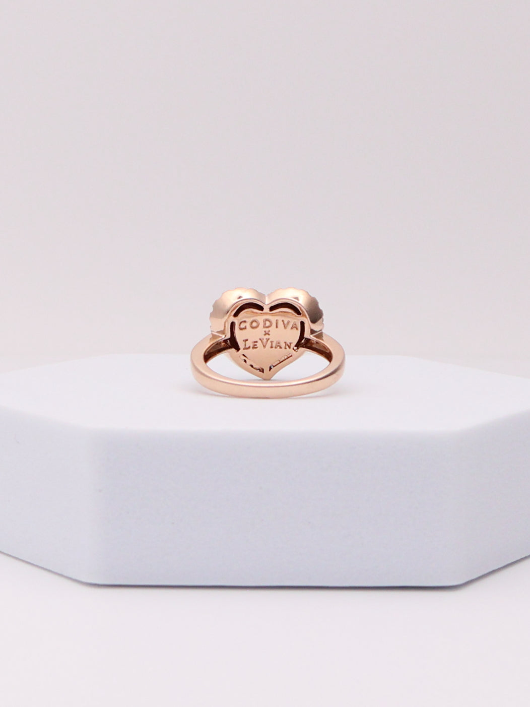 14K Rose Gold Le Vian x Godiva Heart Ring