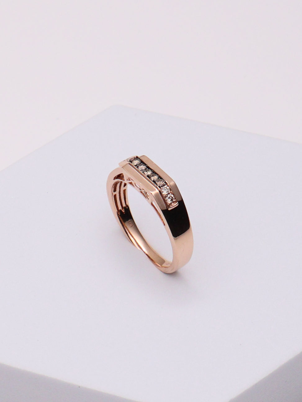 14K Rose Gold Diamond Le Vian Wedding Ring