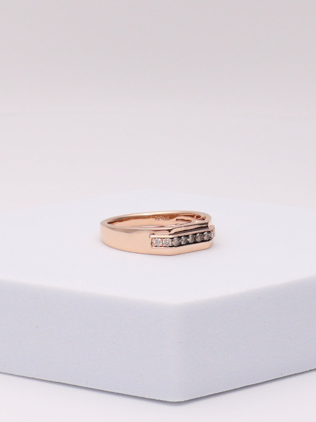 14K Rose Gold Diamond Le Vian Wedding Ring
