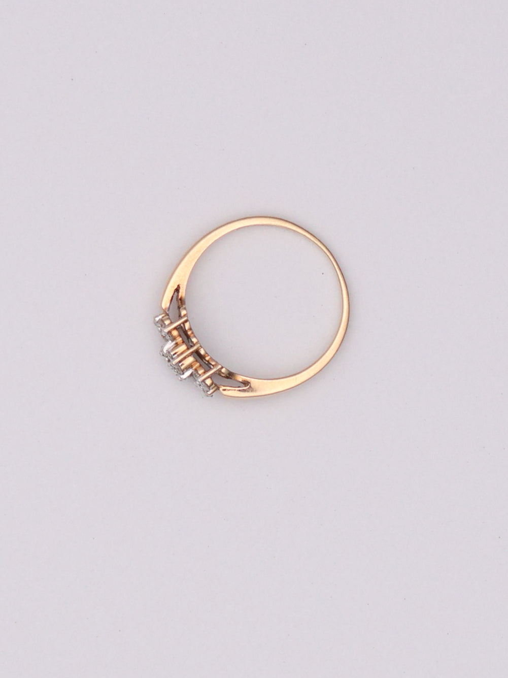 10K Diamond Cluster Ring