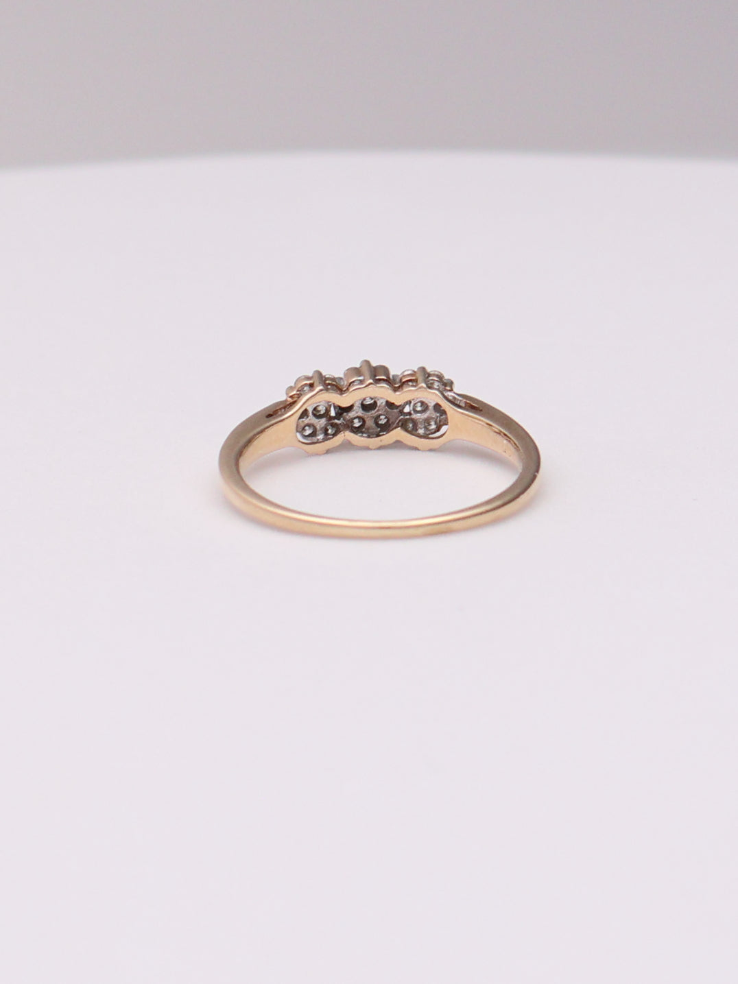 10K Diamond Cluster Ring