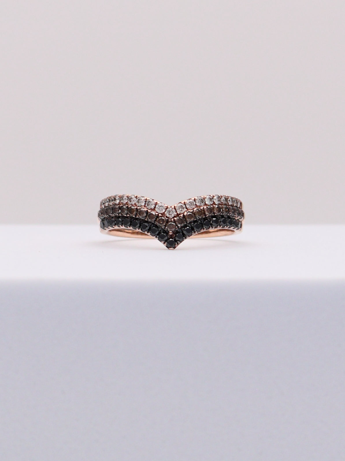 14k Le Vian 3 Tier Diamond Ring