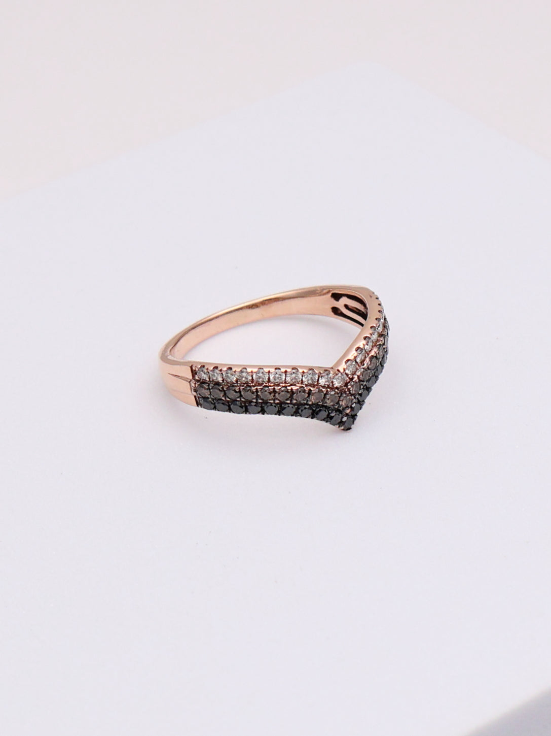 14k Le Vian 3 Tier Diamond Ring