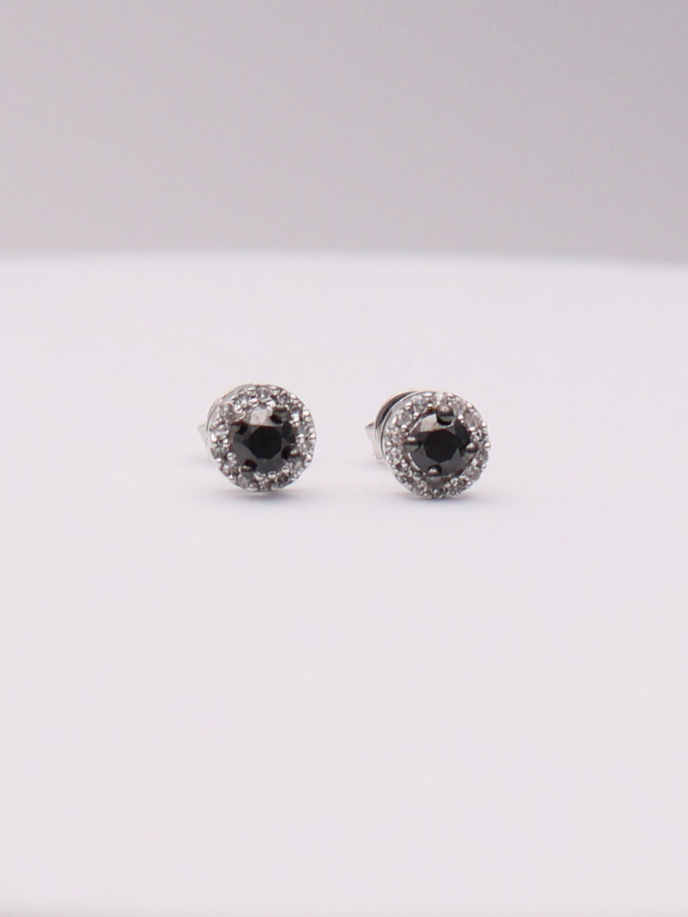 10k Dark Stud Earrings