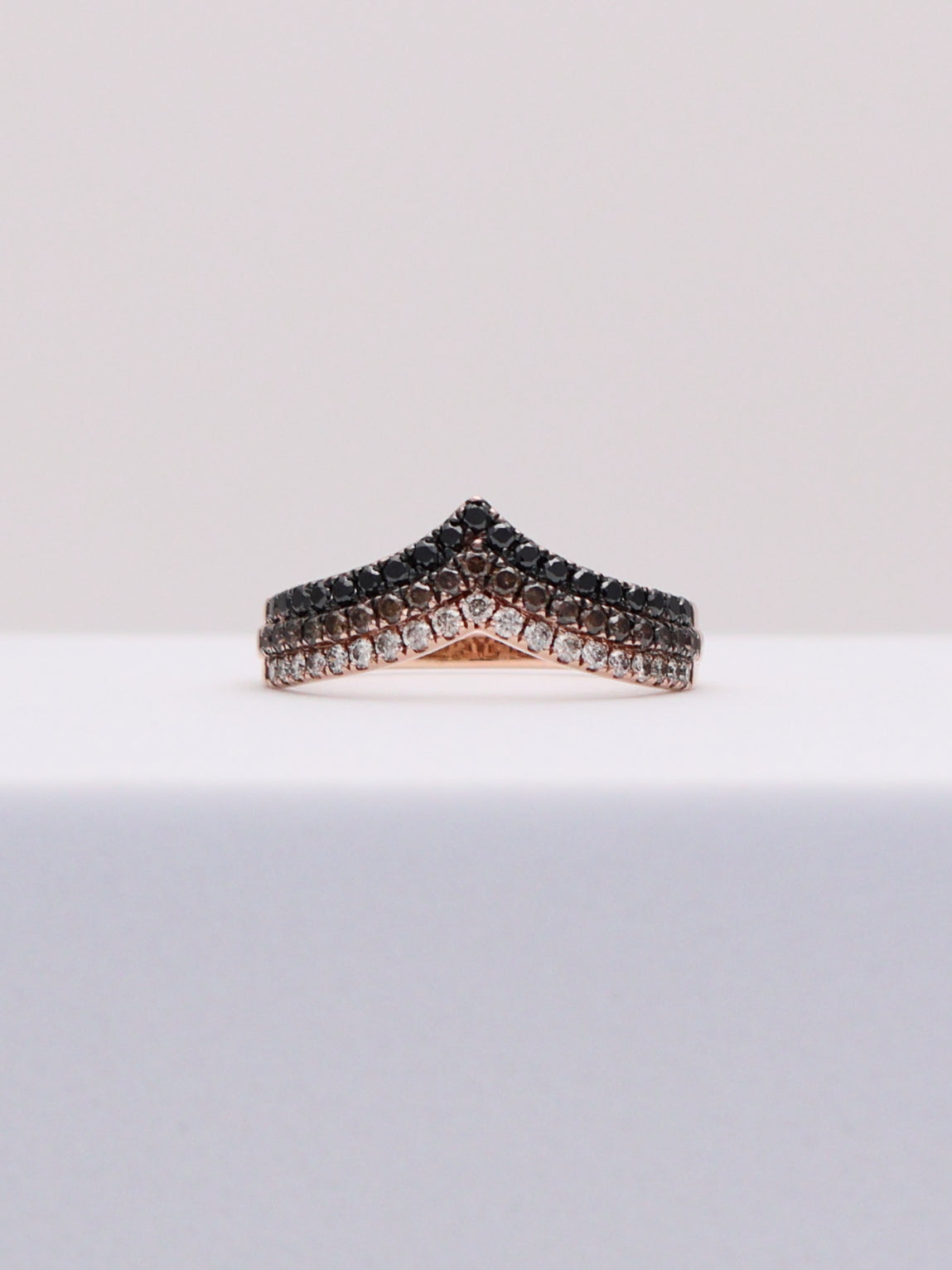 14k Le Vian 3 Tier Diamond Ring