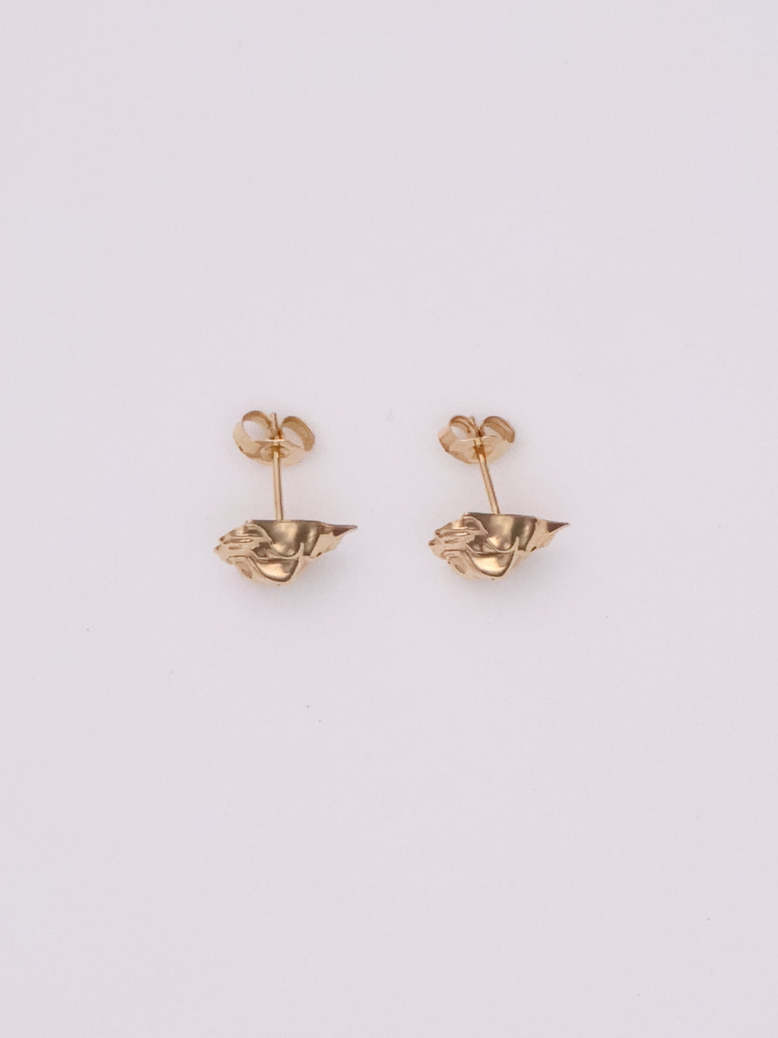 14k Lion Earrings