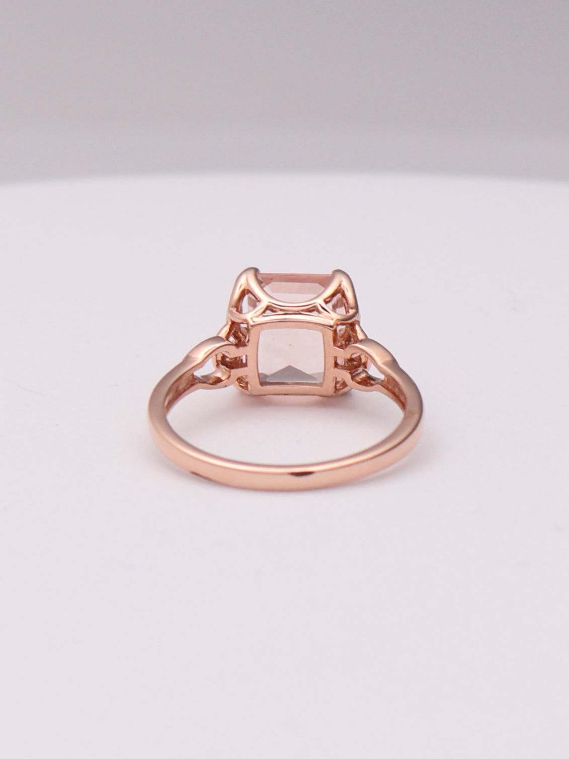 10k RG Pink Emerald Ring