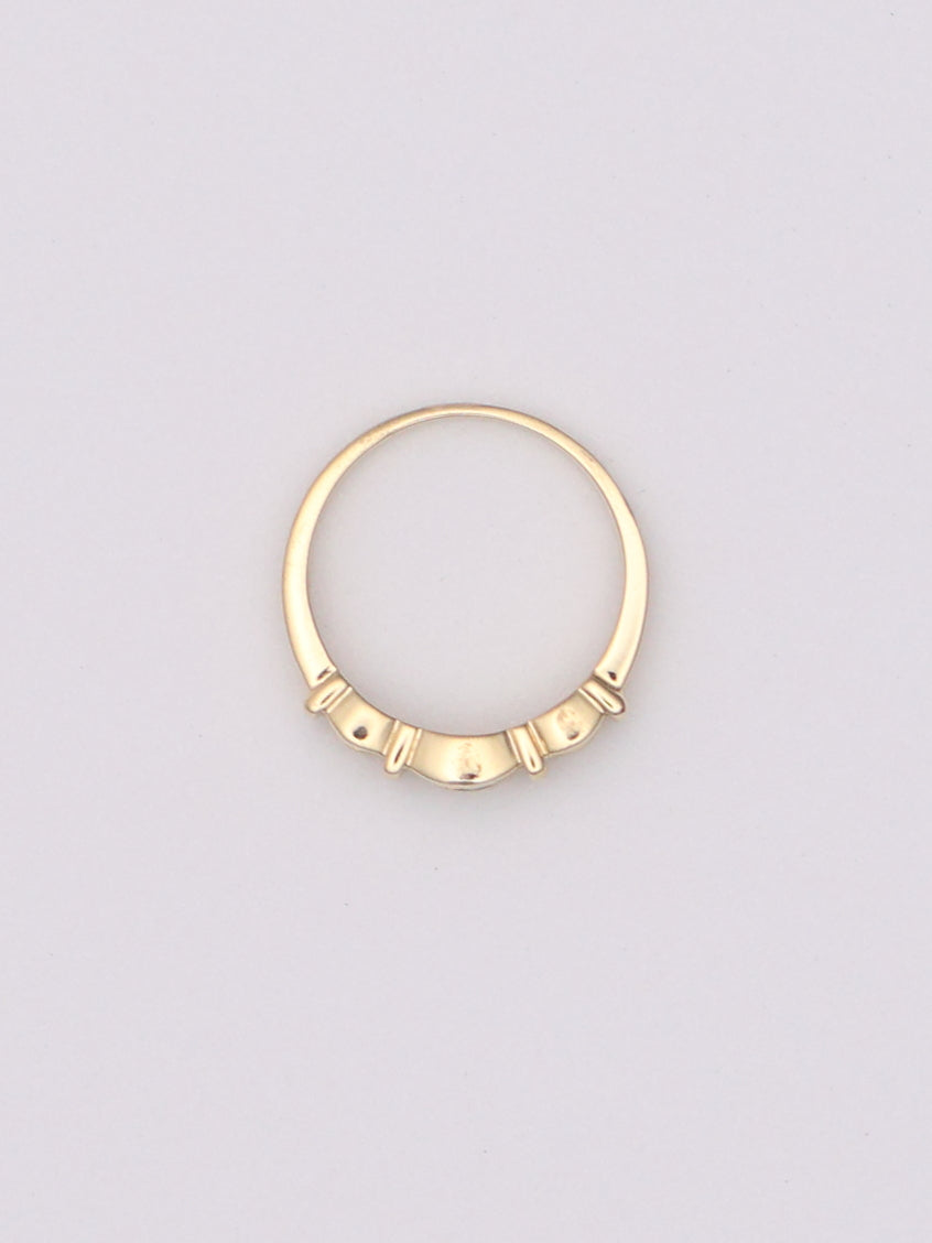 14k Emerald Band