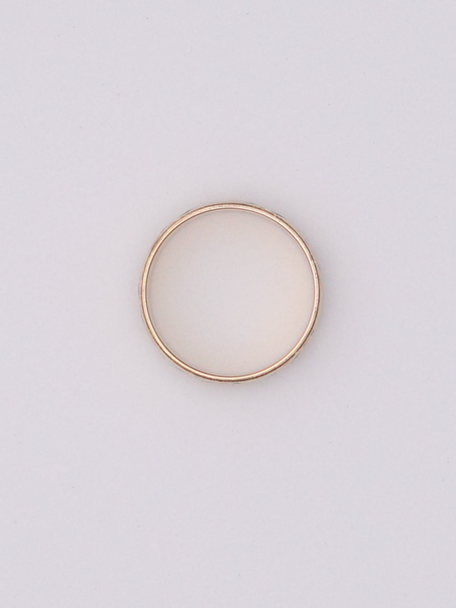 14k Cross Band Ring