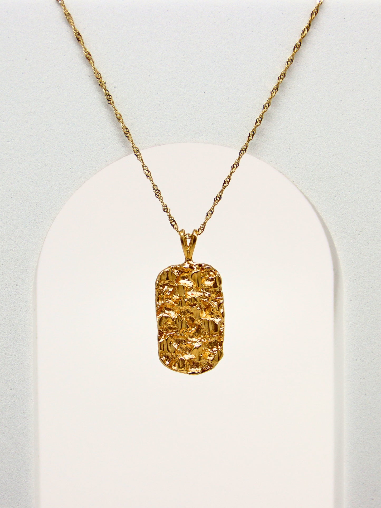 14k Nugget Pendant