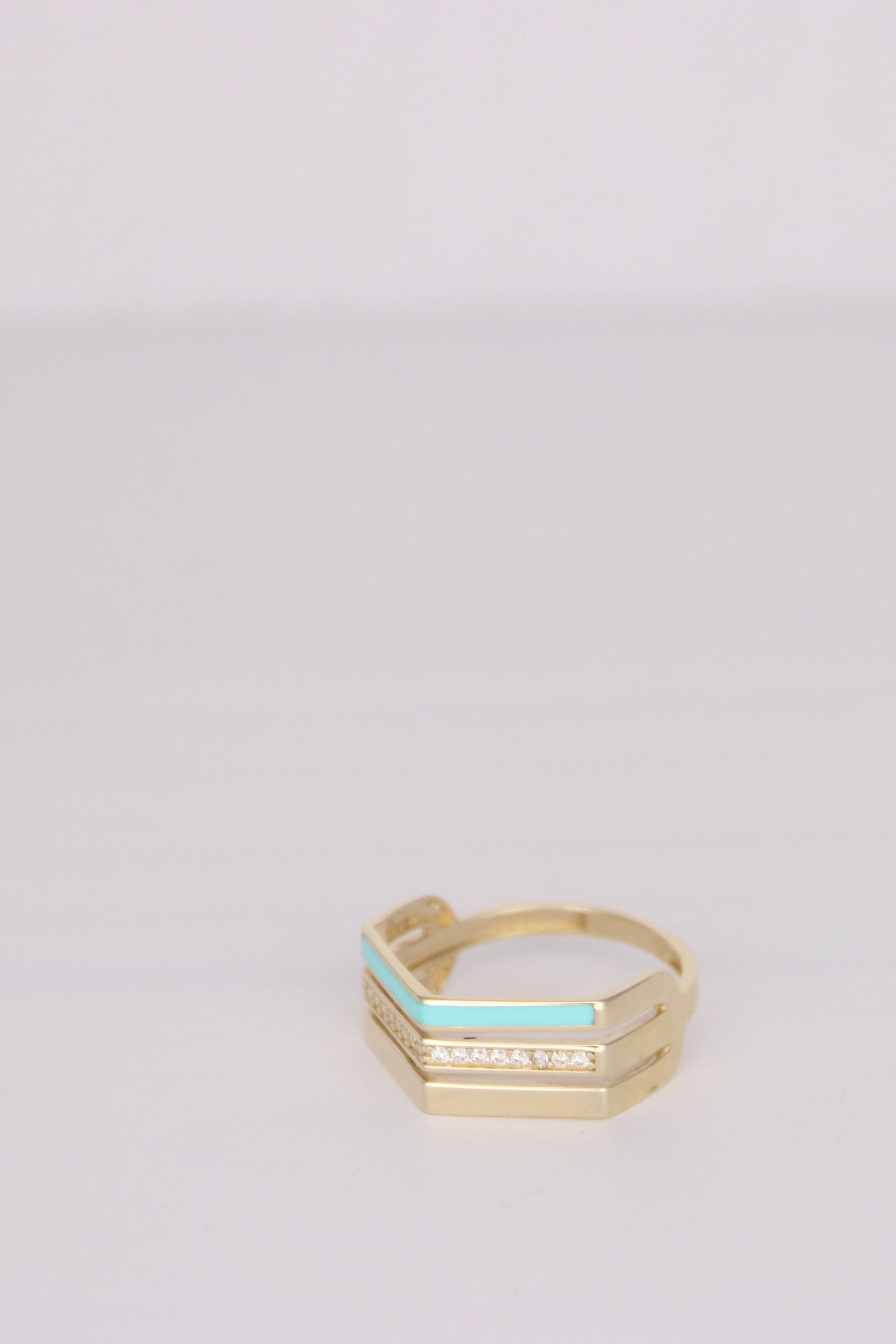 Triple Line Ring
