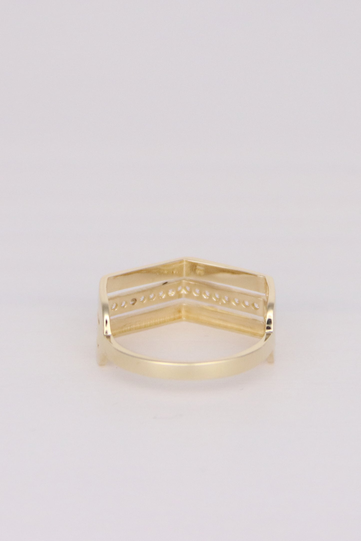 Triple Line Ring