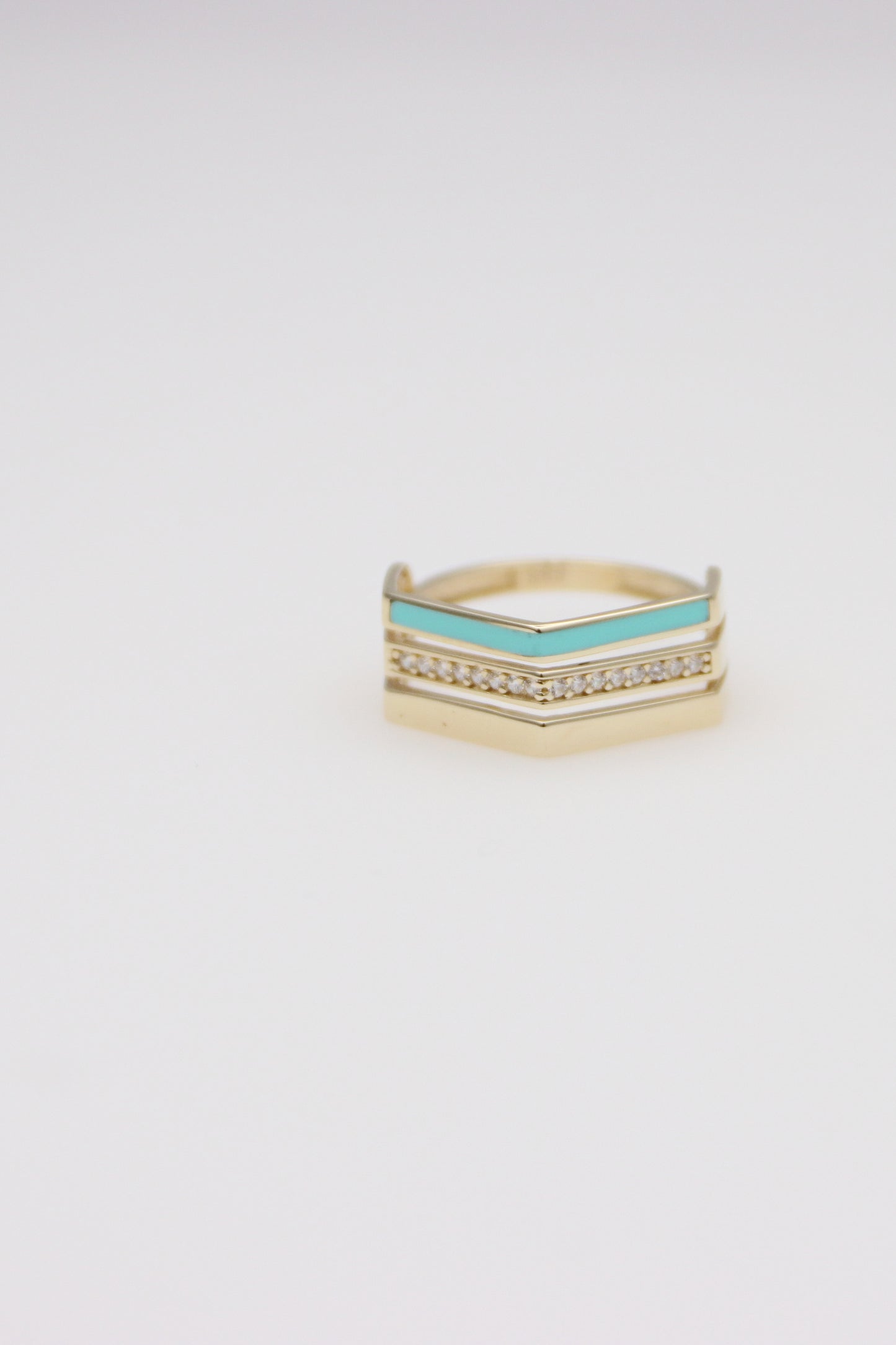Triple Line Ring