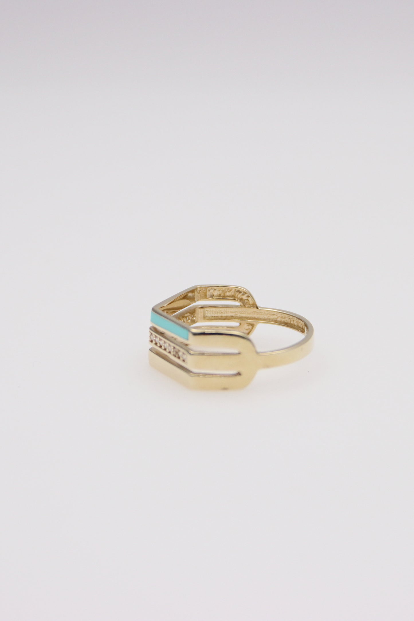Triple Line Ring