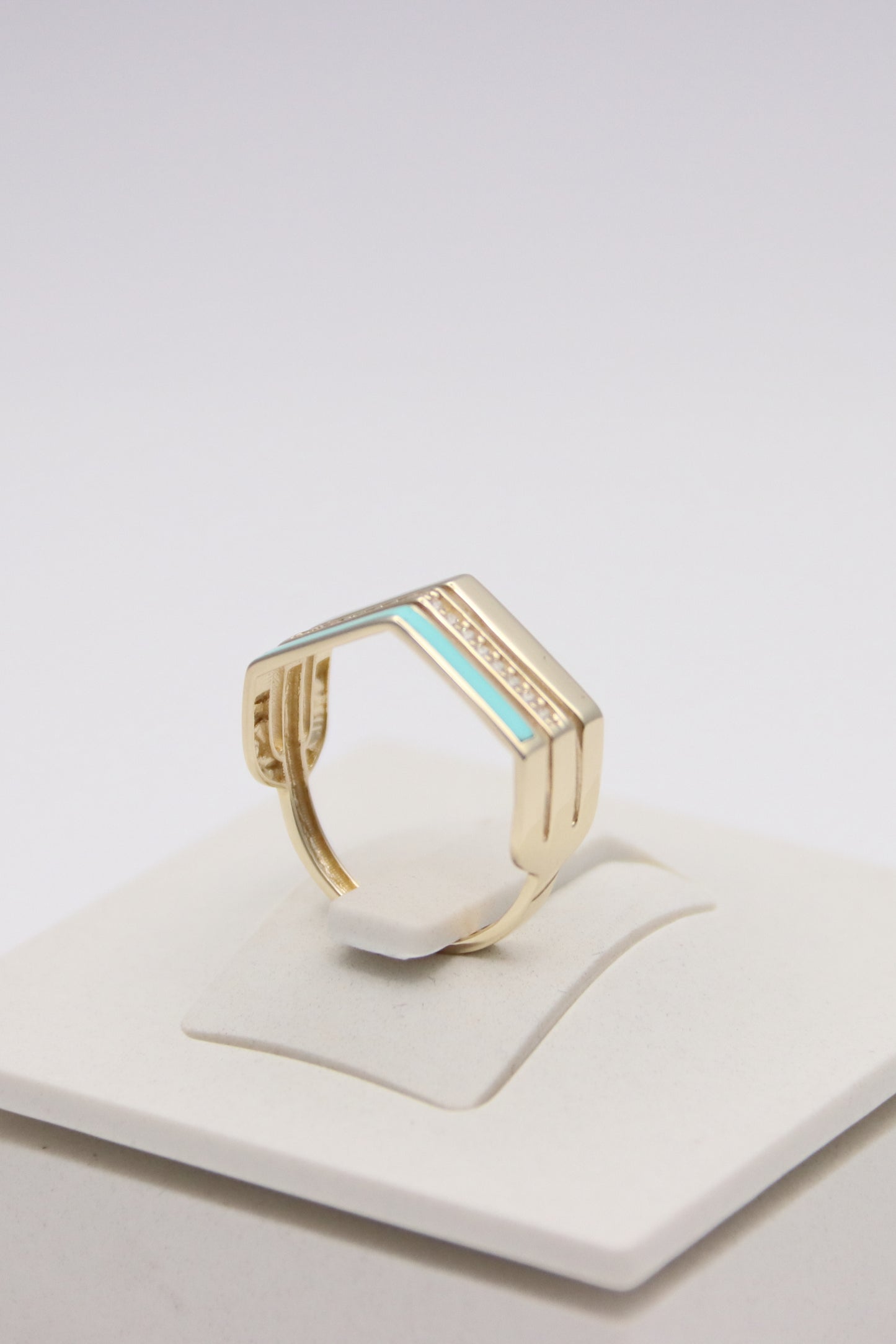 Triple Line Ring