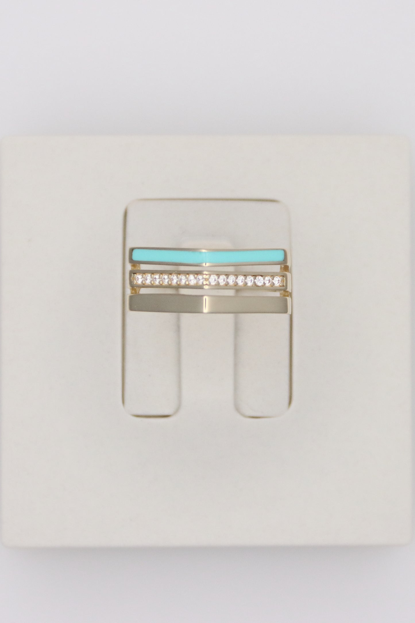 Triple Line Ring
