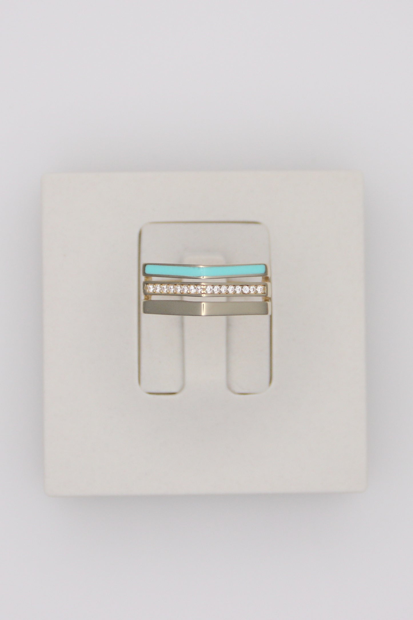 Triple Line Ring