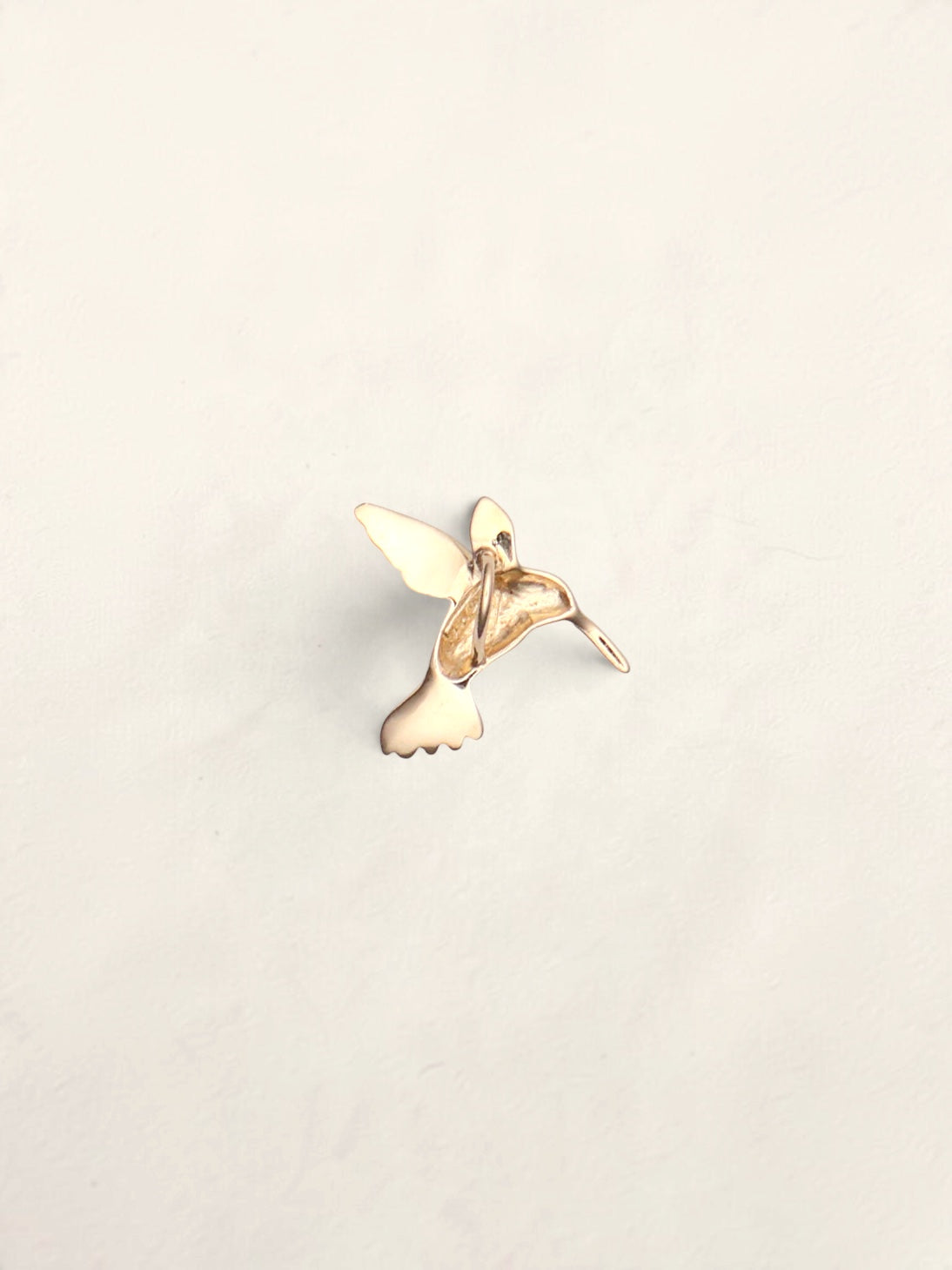 14k Hummingbird Pendant