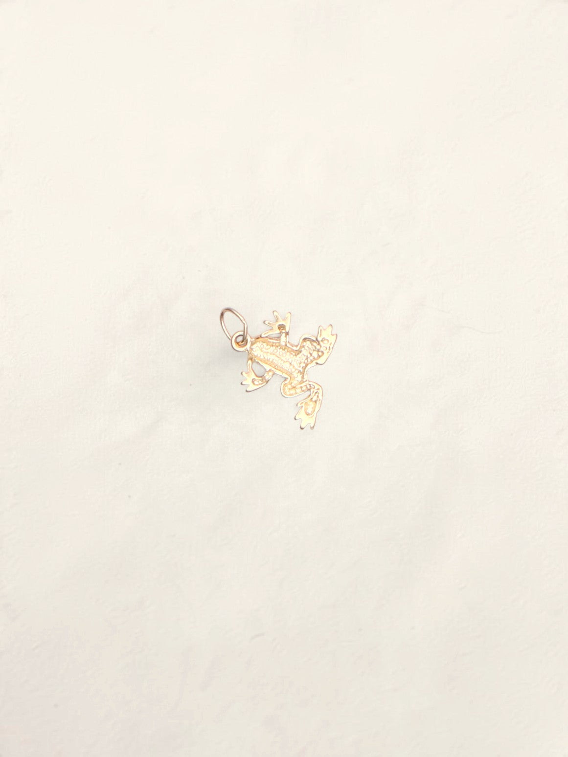 14k Frog Pendant