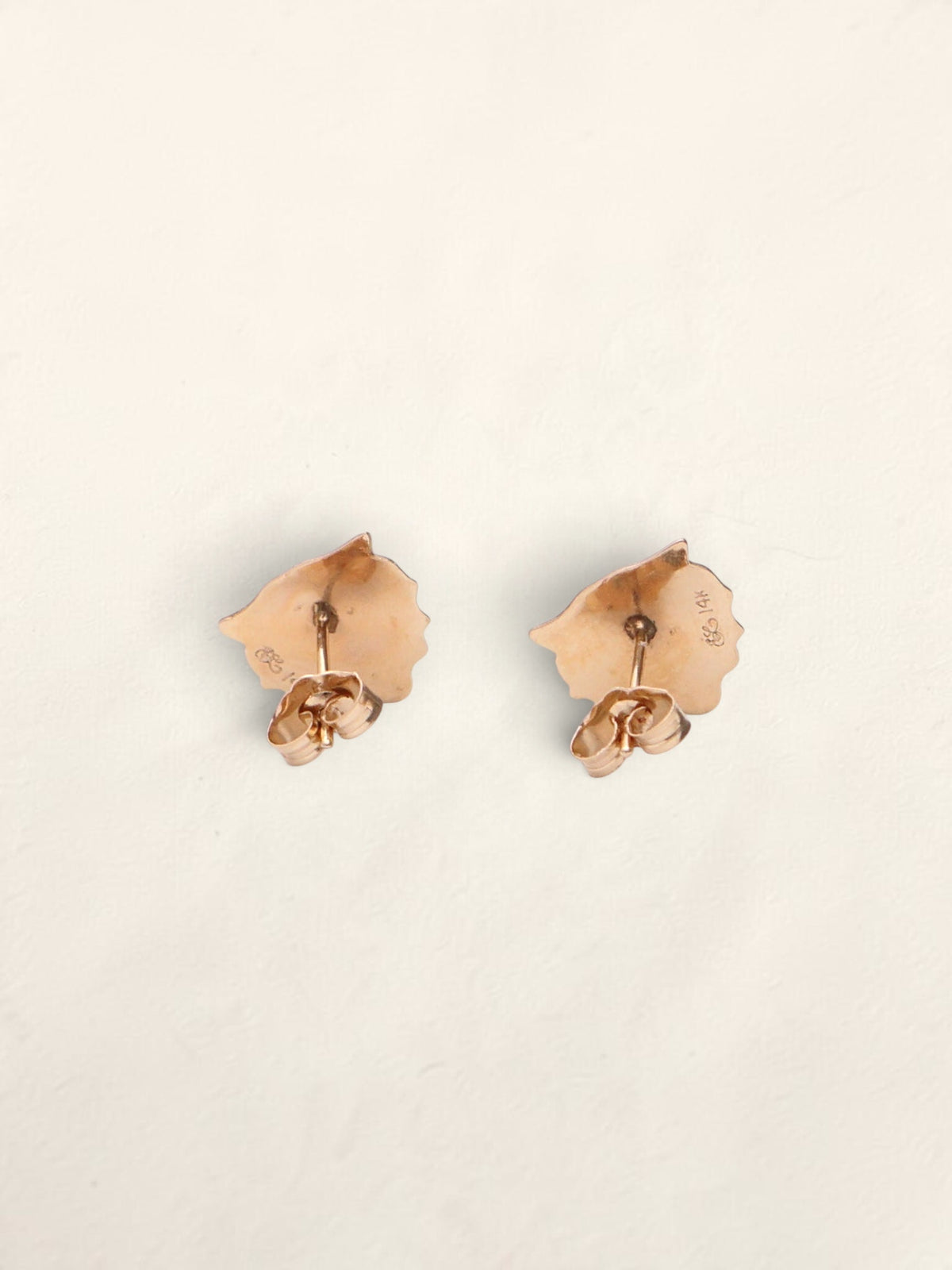 14k Lion Earrings