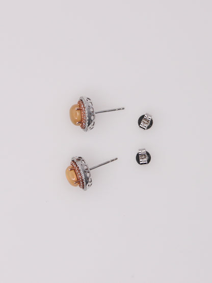 14K Two-Tone Effy Ethiopian Opal and Diamond Earrings