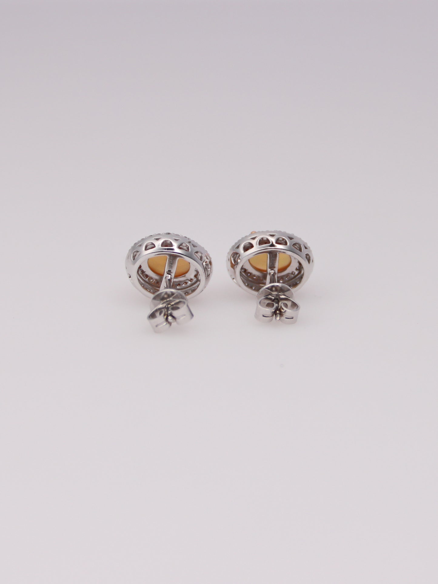 14K Two-Tone Effy Ethiopian Opal and Diamond Earrings