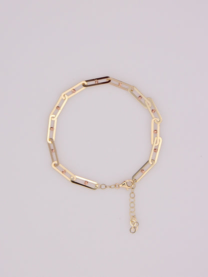 Paperclip Link Bracelet
