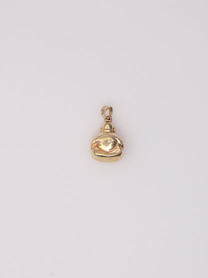 10K Yellow Gold Buddha Pendant