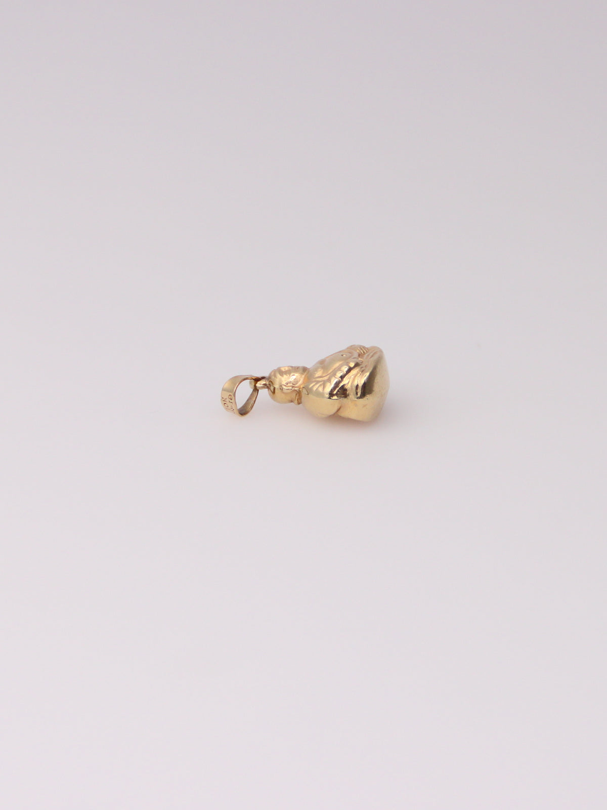 10K Yellow Gold Buddha Pendant
