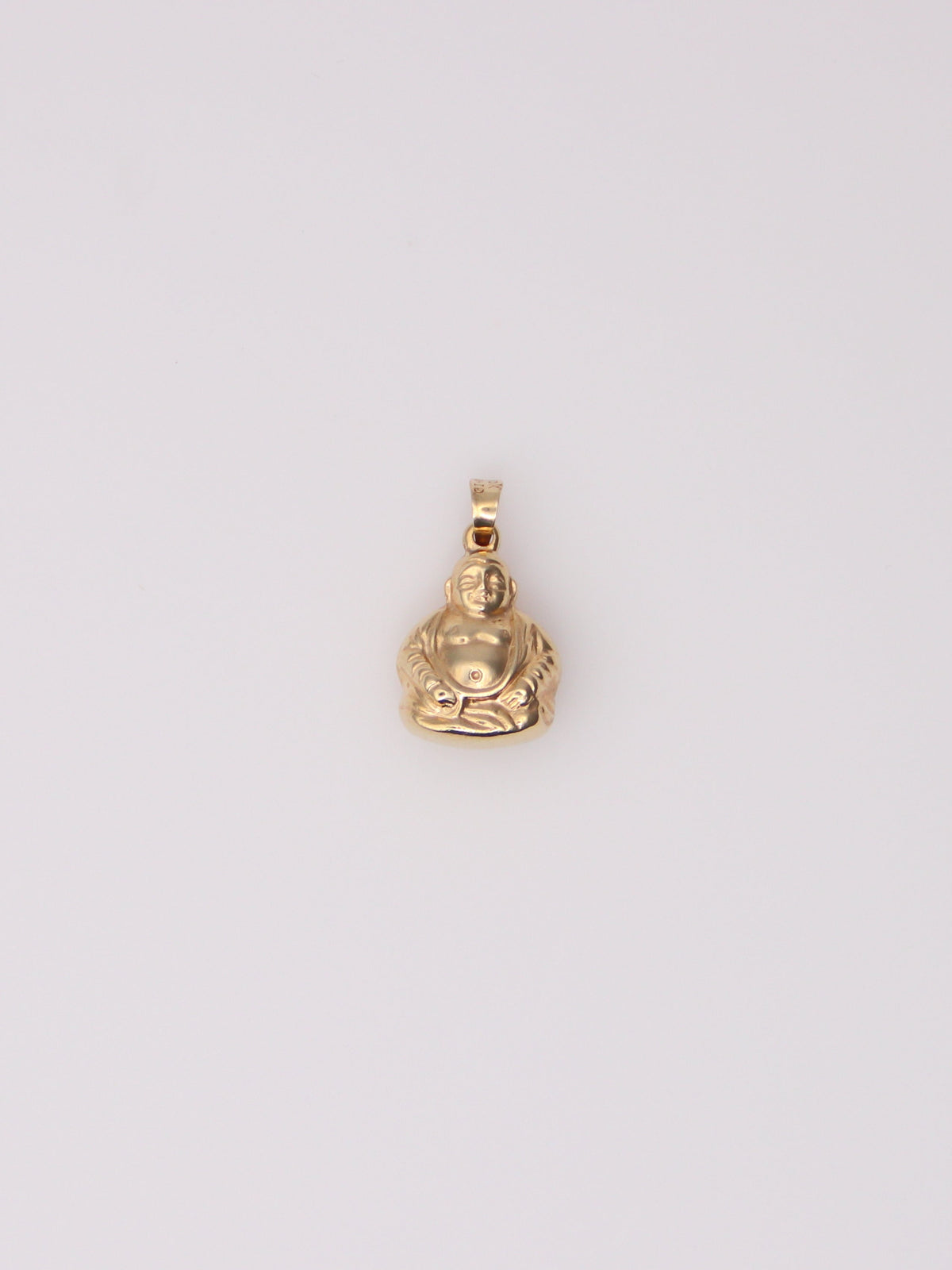 10K Yellow Gold Buddha Pendant