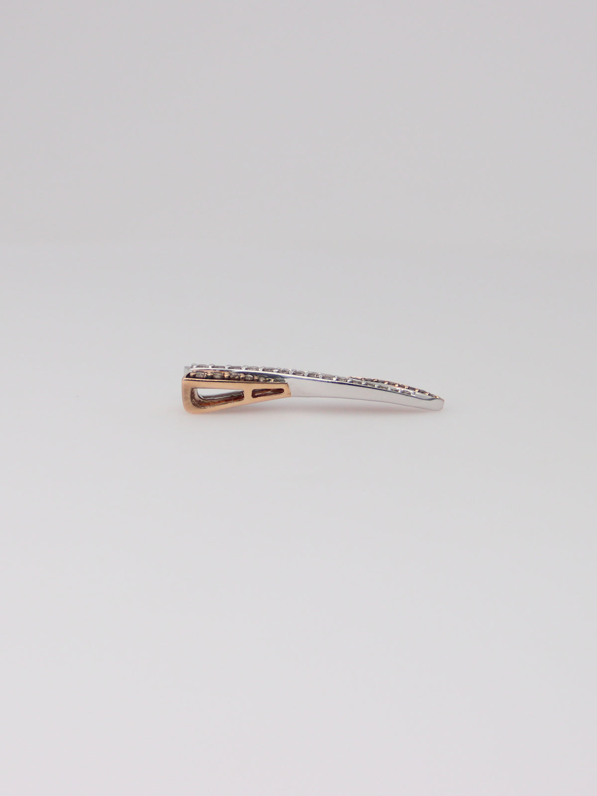 14K Two-Tone Levian Chocolate Diamond Pendant