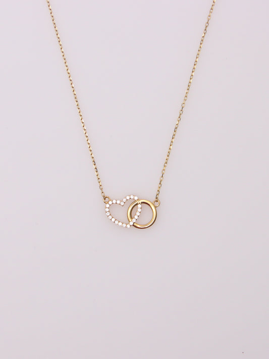Interlocking Heart Necklace