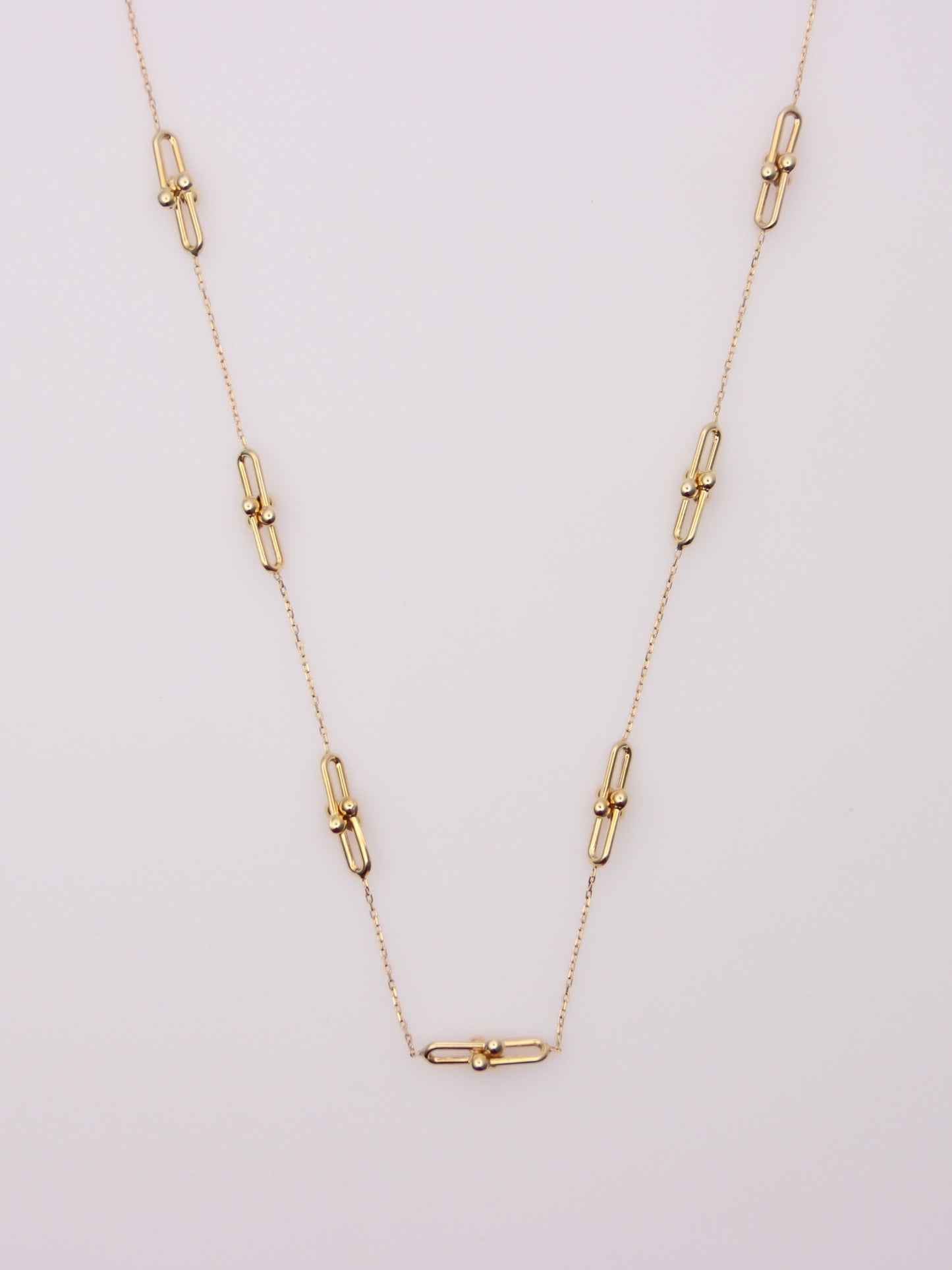 Beaded Paperclip Necklace