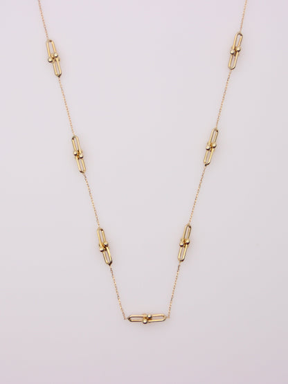 Beaded Paperclip Necklace