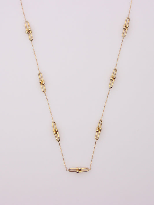 Beaded Paperclip Necklace