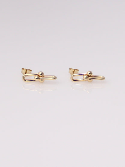 Beaded Paperclip Earrings