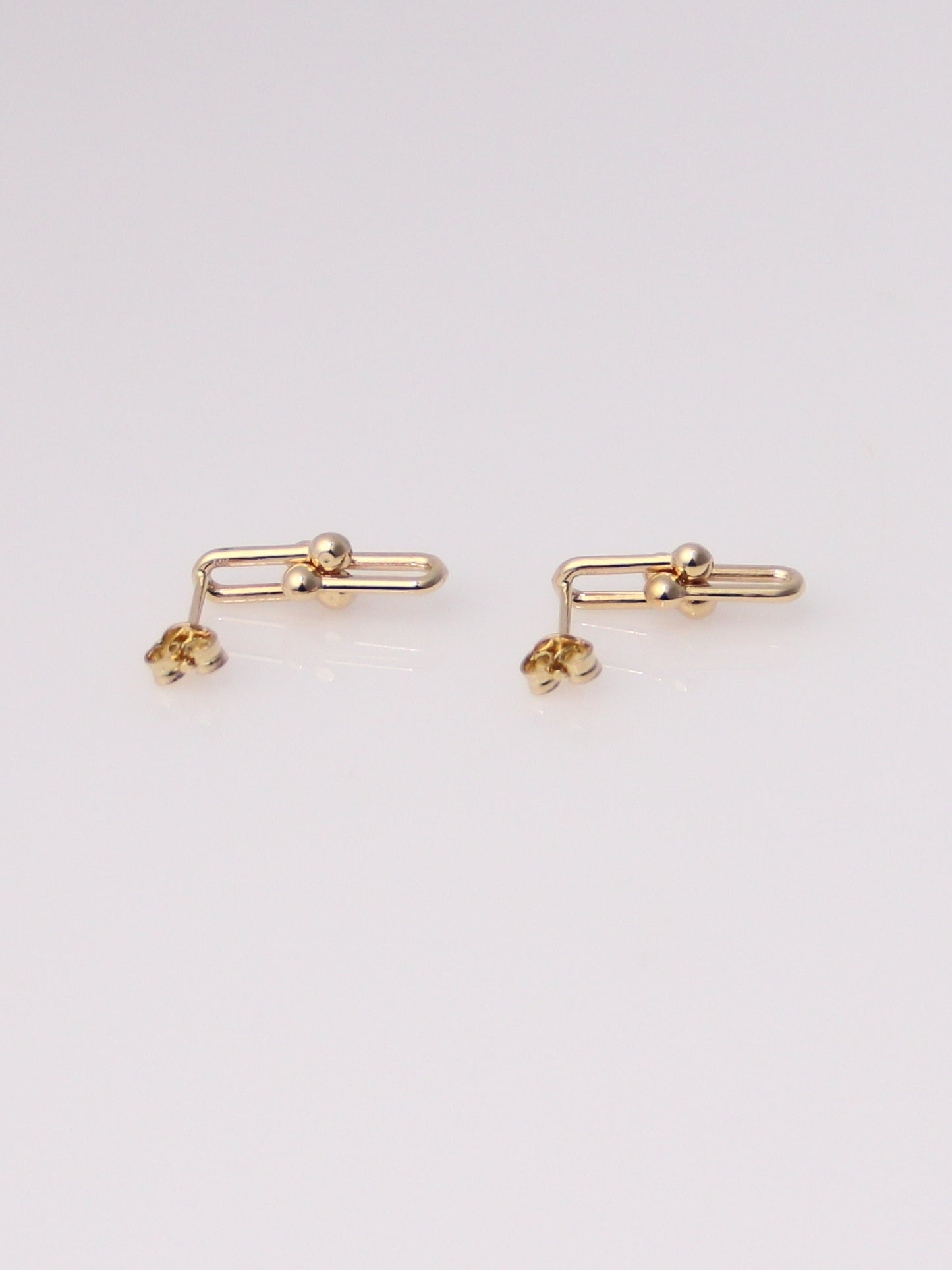 Beaded Paperclip Earrings