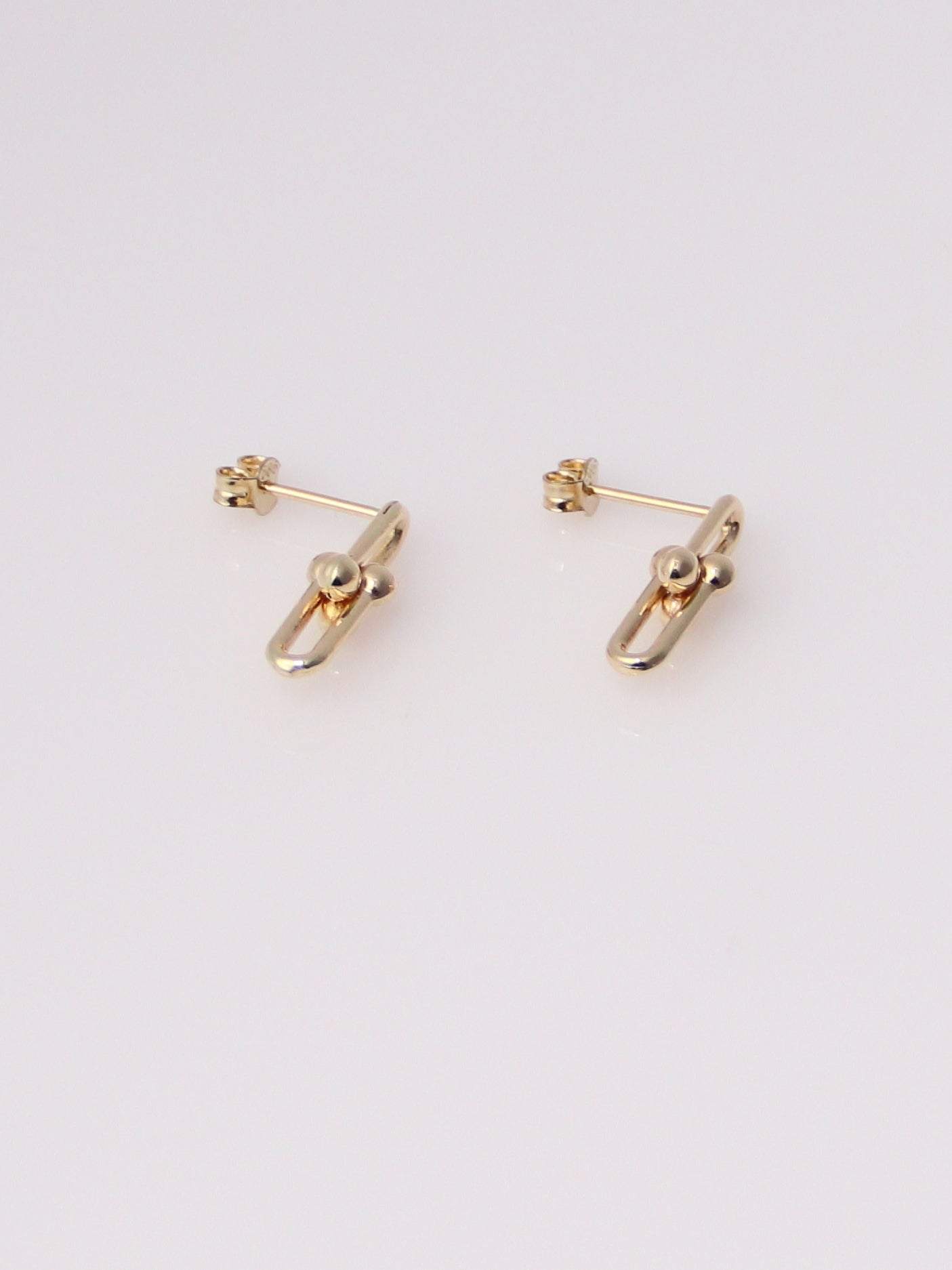 Beaded Paperclip Earrings
