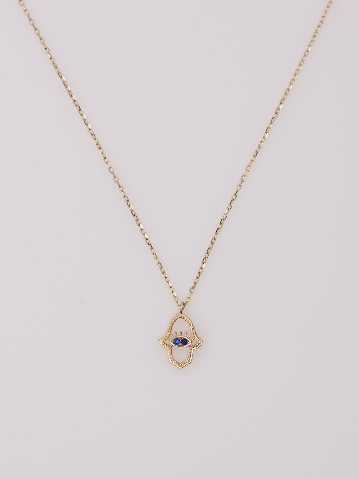 Hamsa Eye Pendant Necklace