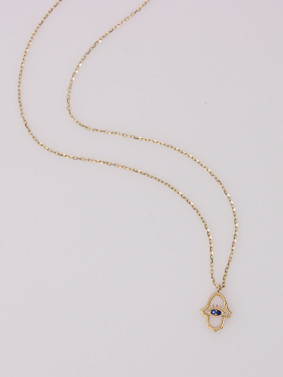 Hamsa Eye Pendant Necklace