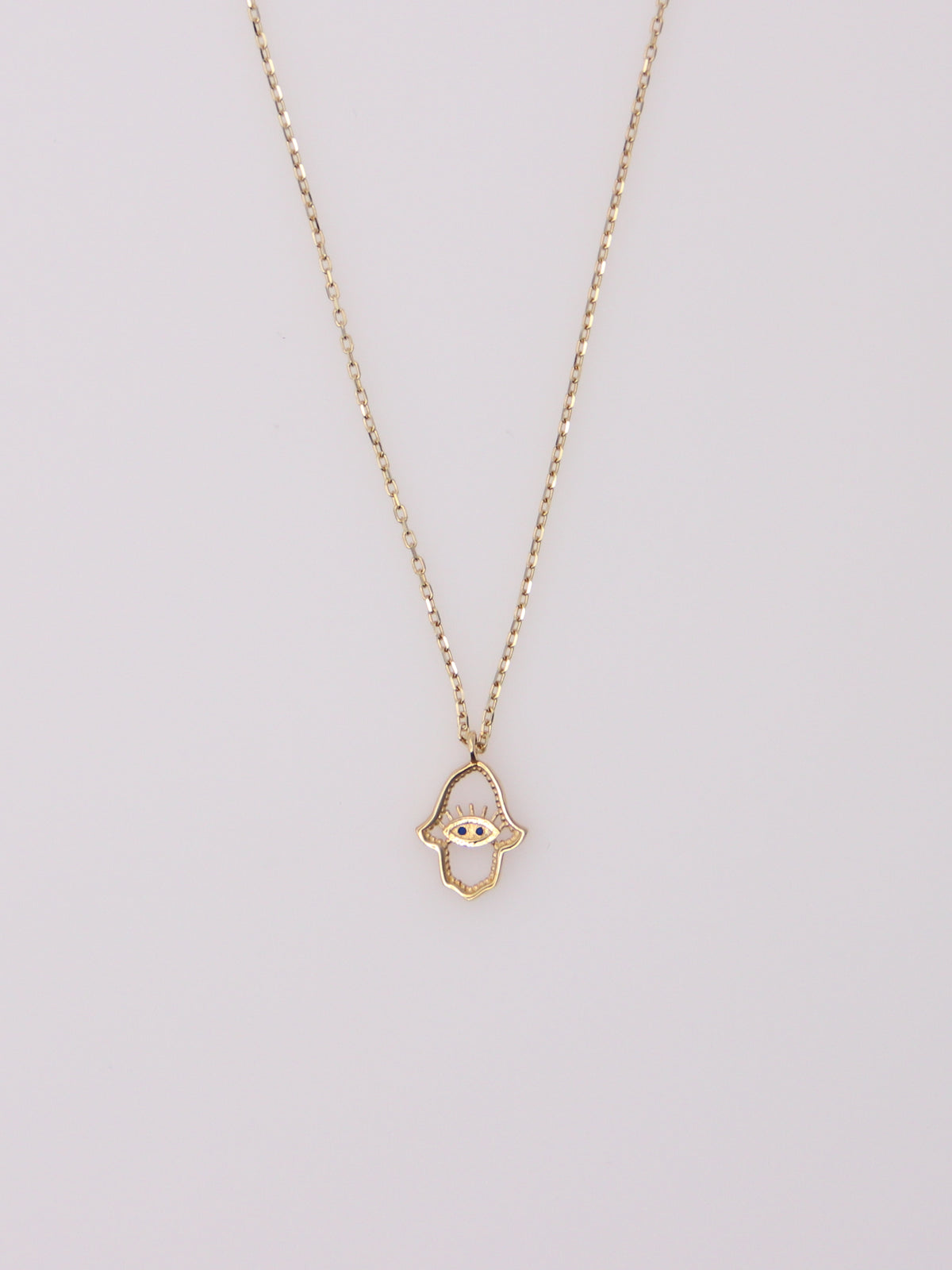Hamsa Eye Pendant Necklace