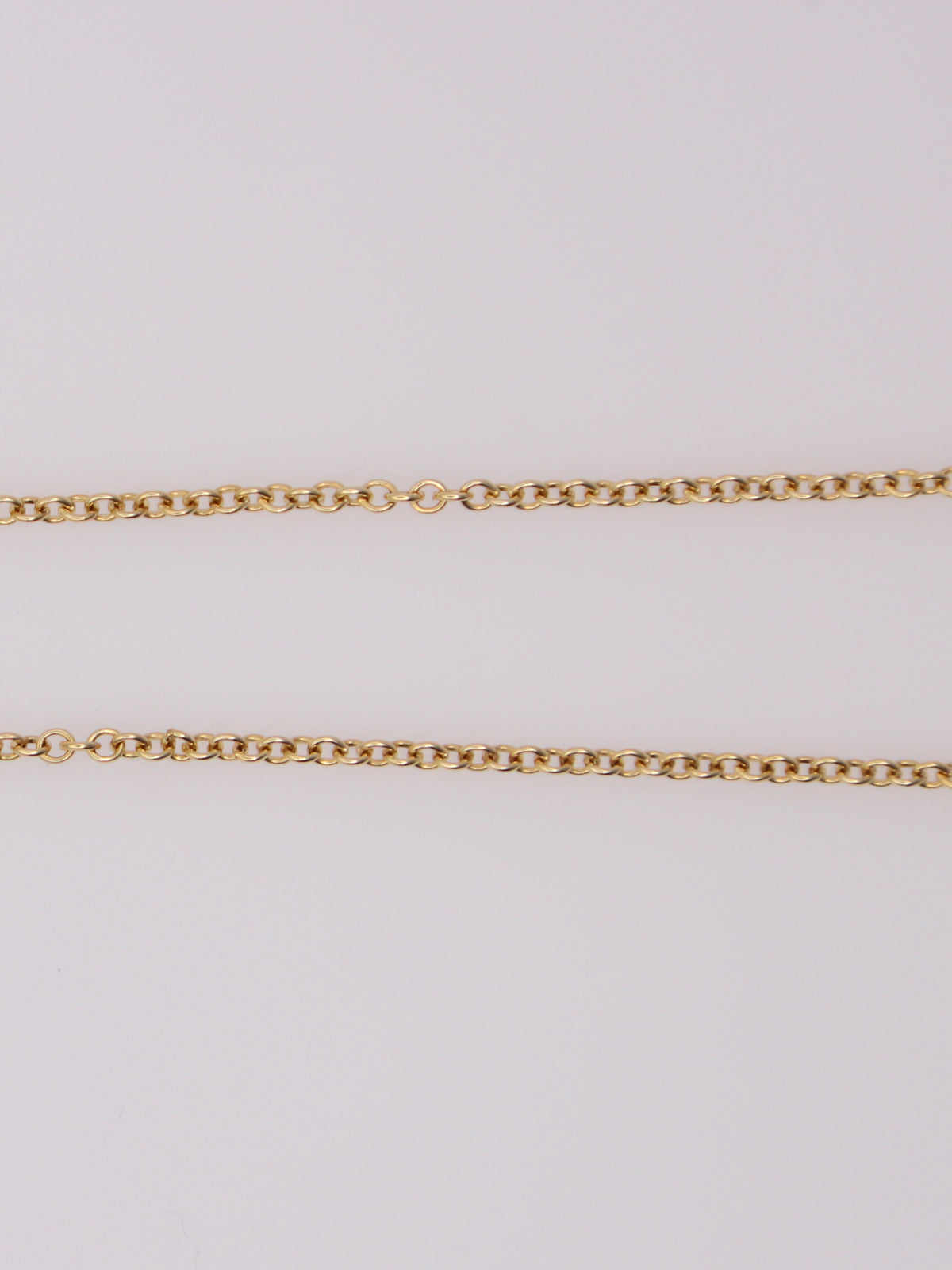 14K Yellow Gold Beaded Quartz Drop Necklace
