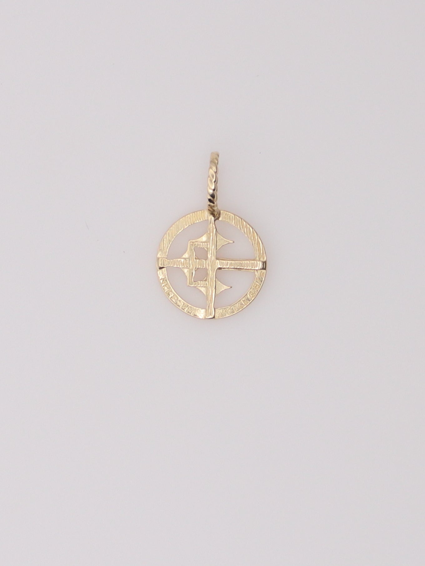14K Yellow Gold Steelers Pendant